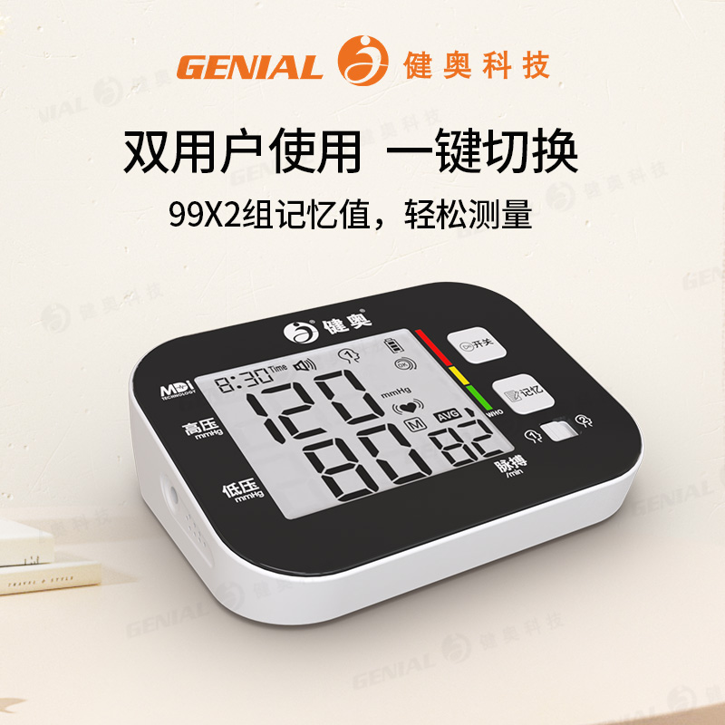 臂式電子血壓計GT-702BMV